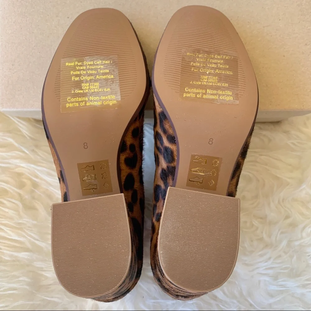 Madewell The Amalia Zip Boot in Leopard Calf Hair Size 8